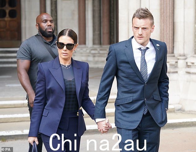 Rebekah 与丈夫 Jamie Vardy 于 2022 年 5 月离开高等法院