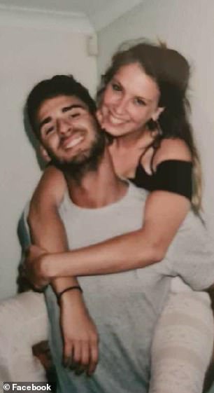 Hannah Quinn 和她的新男友 Brandon Sutherland(上图),她一年多前开始约会的园丁