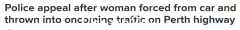 澳洲男子将女子赶下车，推入高速车流！货车司机紧急变向求目击者提供线索（图）