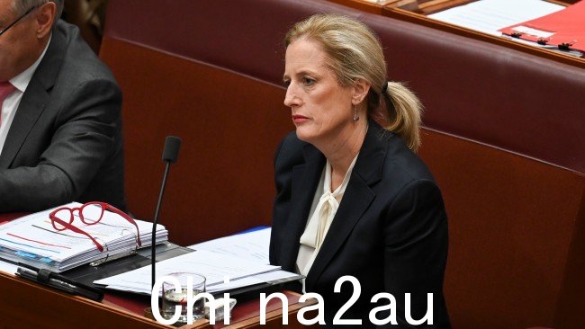 联盟参议员未能提出谴责反对财政部长 Katy Gallagher 的动议。图片:NCA NewsWire / Martin Ollman