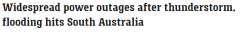 雷暴引发南澳洪水、大面积停电！近3000栋建筑停电，多条道路封闭造成交通延误（图）