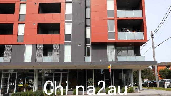 坎特伯雷的公寓,两具年轻沙特姐妹的尸体被发现死亡。图片:《每日电讯报》/Gaye Gerard