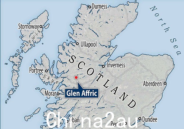 Glen Affric,包括山脉和同名的湖泊,位于大峡谷西北部和因弗内斯西南部。该庄园为游客提供服务