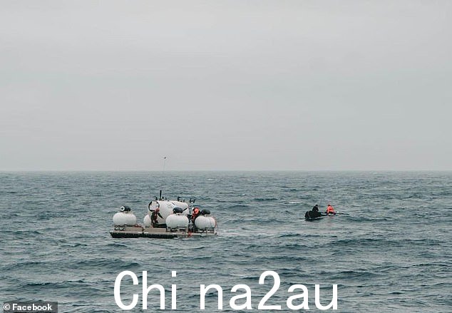 这是周日下水的泰坦号潜水器的最后一次目击。哈米什·哈丁公司分享的一张照片中可以看到它。他和船上的其他四人仍然下落不明