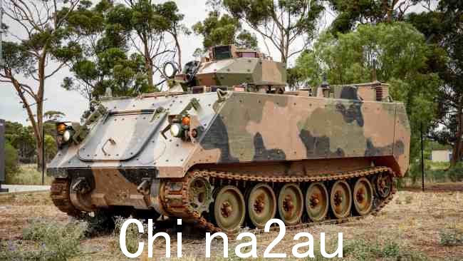 乌克兰将接收 28 辆 M113 装甲运兵车，作为阿尔巴尼亚政府最新一揽子支持的一部分。图片：Mike Burton/澳大利亚新闻集团。