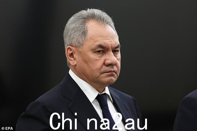 国防部长谢尔盖·绍伊古,自未遂政变以来,今天首次露面