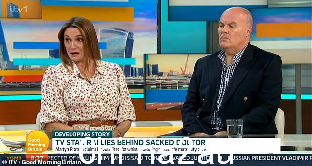 Martyn Pitman 博士和 Sarah Parish 出现在早安英国节目中讲述他的经历