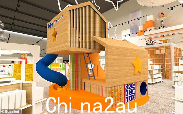 将会有游乐区让孩子们开心