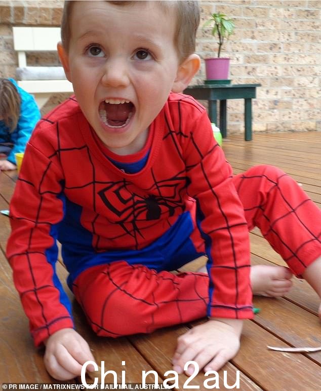 有人询问 William Tyrrell(上图)2014 年 9 月在新南威尔士州肯德尔失踪前不久拍摄的照片上的时间戳