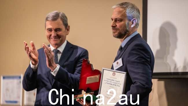 Brett Sutton 荣获维多利亚年度奖。图片:Jake Nowakowski