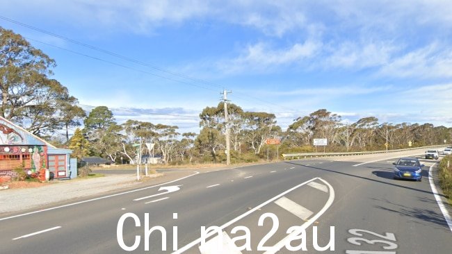 周六早上,一名行人在 Great Western 高速公路和 Evans Lookout 路交叉口被卡车撞倒后死亡。图片:谷歌地图