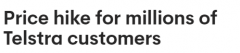 今天生效！ Telstra宣布手机套餐涨价，用户每年需支付高达72澳元