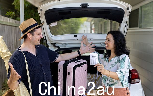 图片提供者:该男子计划带着这笔钱去黄金海岸度假