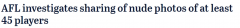 数十名足球运动员的裸照在澳大利亚疯传！警方已介入调查（合影）