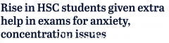 悉尼高考焦虑激增！超过十分之一的学生接受特殊安排，校长呼吁改善心理健康支持（图）
