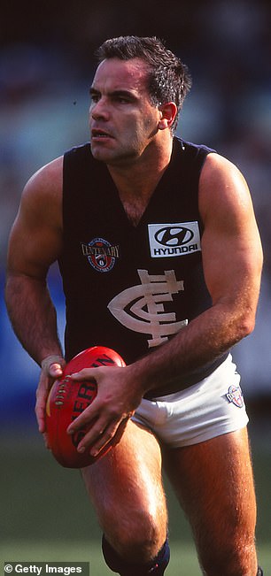 Greg Williams 不记得与 Carlton 一起赢得 1995 年总决赛(1996 年拍摄)