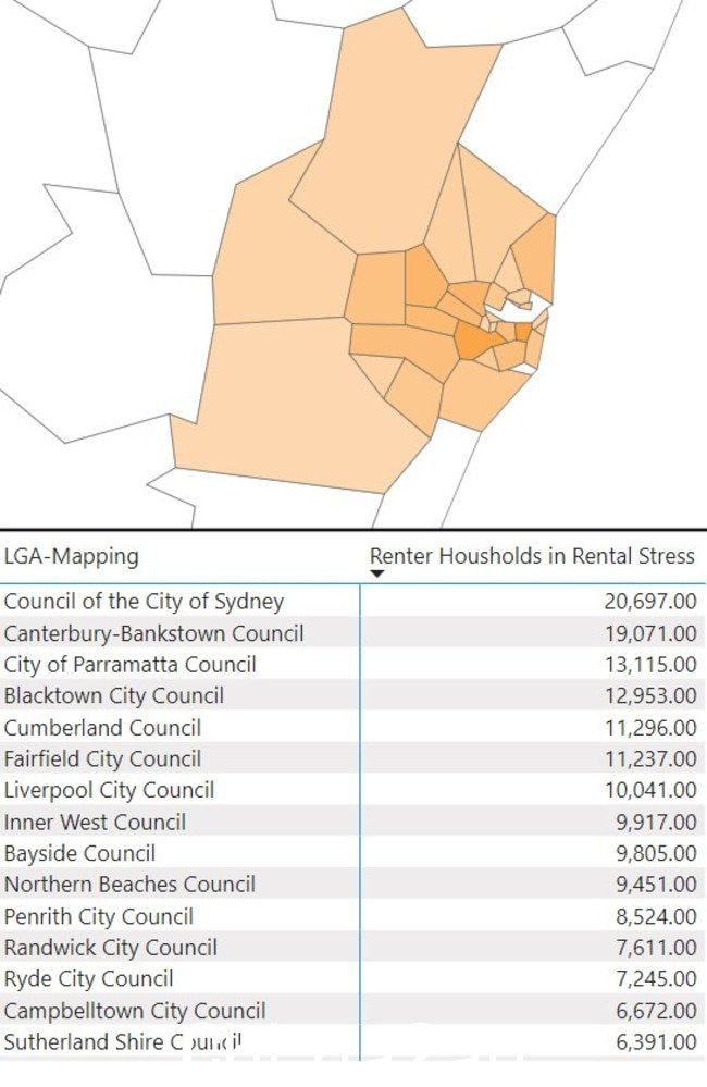 面临租金压力的家庭当地图片来源：Supplied/Homeless NSW