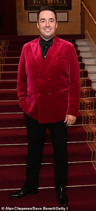 ... 和 Jason Manford 在活动中感受到了他们的存在