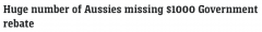 一探究竟！大量澳洲家庭错失高达1000澳元的回扣，13%符合条件的人尚未领取（合影）