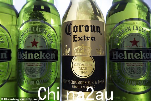 Heineken 和 Corona 也占据了该国剩余的前三名啤酒