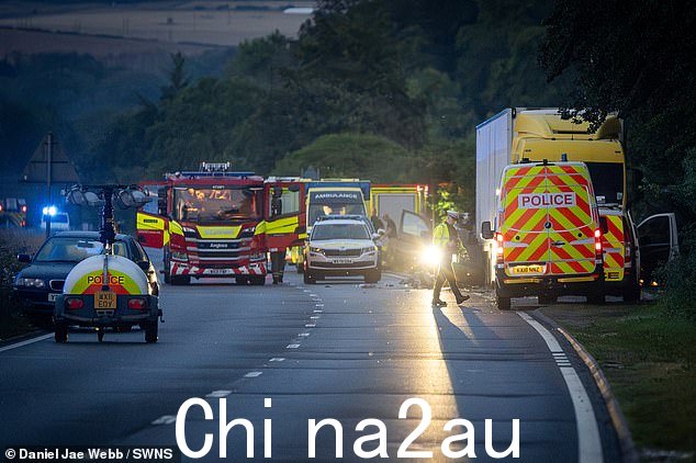 在巨石阵附近发生的恐怖事故中,一名 11 岁男孩死亡,另外两人受重伤(如图)