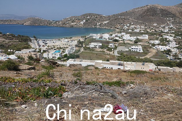 在安德鲁尸体被发现的地点附近看到鲜花