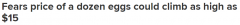 澳洲政府考虑加速淘汰笼养鸡蛋，鸡蛋价格或飙升至15美元/盒（图）