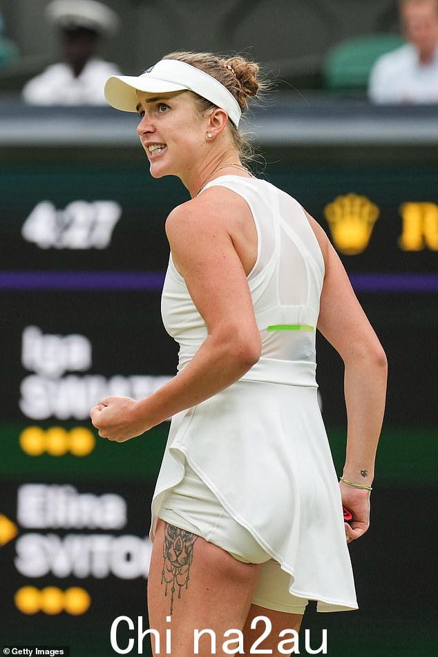 Elina Svitolina 飙升至四分之一决赛,昨天她令人惊叹地击败了波兰世界排名第一的 Iga Swiatek