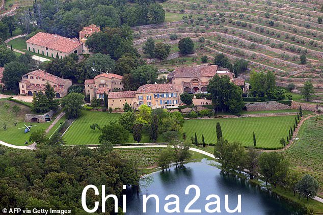 Chateau Miraval – 目前价值 1.64 亿美元 – 是这对夫妇于 2014 年喜结良缘的地方