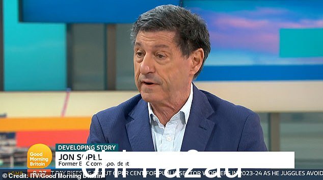 乔恩·索佩尔 (Jon Sopel) 表示,他的朋友休·爱德华兹 (Huw Edwards) 对有关他为露骨照片付费的指控感到“非常愤怒”