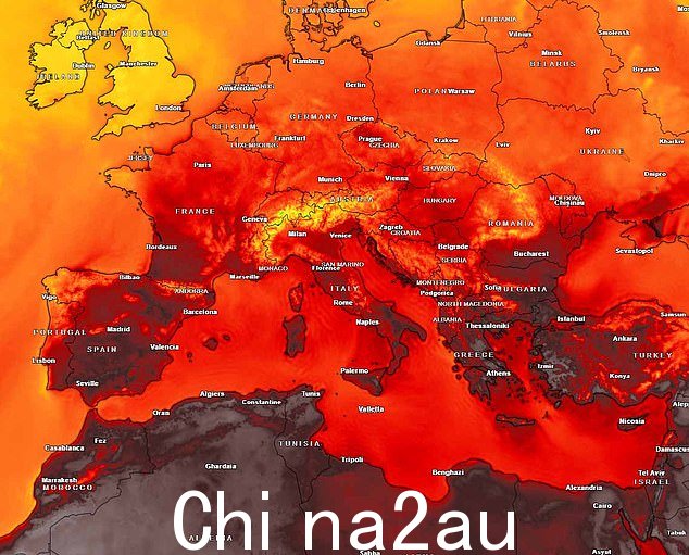 欧洲各地气温飙升,而英国仍然潮湿凉爽