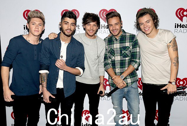 支持:他补充说,他的前乐队成员 Harry Styles、Louis Tomlinson、Niall Horan 和 Zayn Malik 都“支持着我”并“来拯救我”(L-R Niall、Zayn、Louis、Liam 和 Harry 在2013