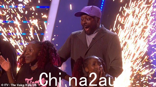 成功:11 岁的双胞胎姐妹 Andrea 和 Shanice Nyandoro 在周六的 The Voice Kids 决赛中获胜,她们的教练 will.i.am 首次在该类别中获胜time