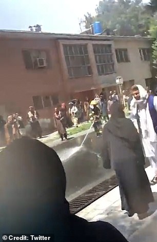 安全部队使用火力旨在驱散妇女和平抗议