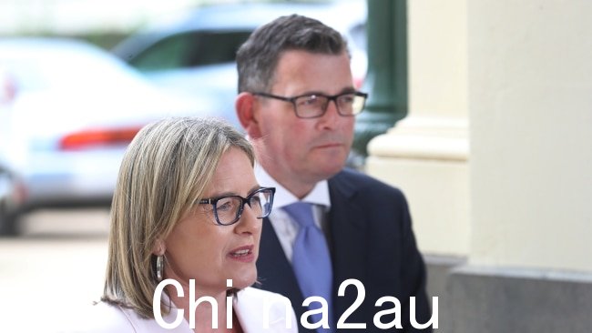 反对派呼吁 Daniel Andrews 解雇他的副手 Jacinta Allan。图片:NCA NewsWire / David Crosling