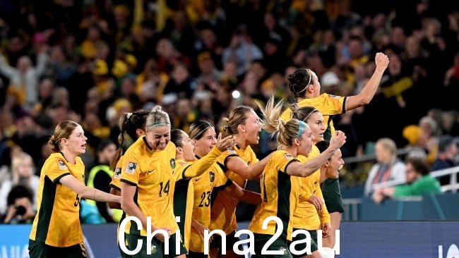 The Matildas 周四晚在悉尼以 1-0 击败爱尔兰。图片：Bradley Kanaris/Getty Images