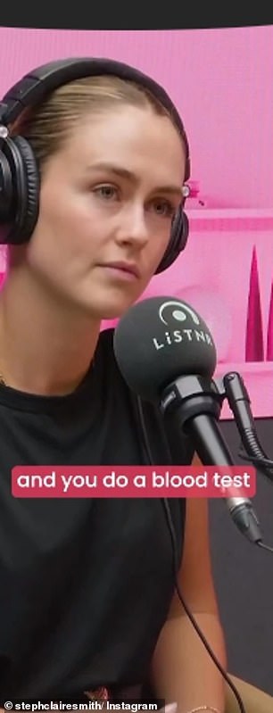 这位明星向 Steph Claire Smith(如图)讲述了她第一次失败的 IVF 尝试的难度