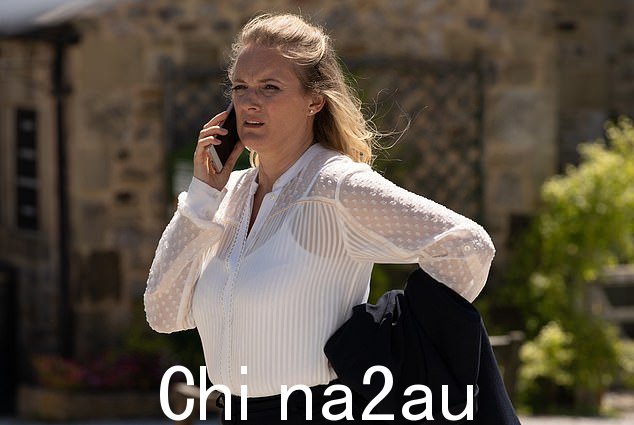 Turn of events: Colin rages at Laurel and Jai, only for his rant to be caught on the reporter¿s video. Nicola¿s elated to hear Colin¿s outburst is trending online but Laurel¿s uneasy to think their celebrations are vindictive