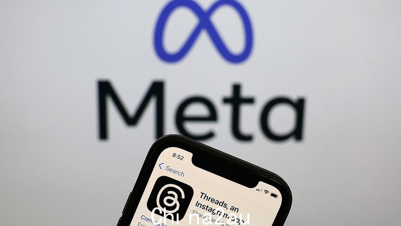 Meta 的子公司有被勒令向澳大利亚政府支付 2000 万美元。图片来源：Justin Sullivan/Getty Images North America/Getty Images via AFP