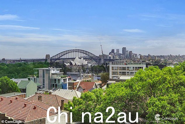 Erika 的顶层工作室被墨尔本开发商 Time & Place 收购 图为:Potts Point The Chimes 内最近收购的一套工作室公寓的景观