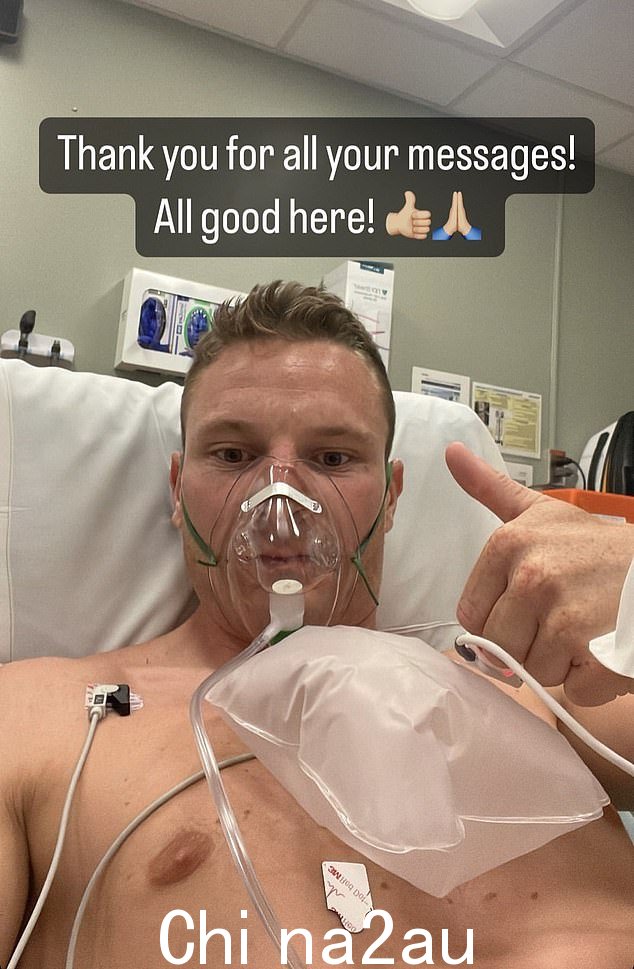 Mullin 在 Instagram 上发布医院更新后坚称自己“一切都好”