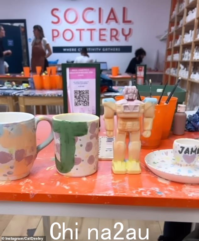 成功的一天!骄傲的猫妈妈在最后展示了她孩子们令人难以置信的艺术作品