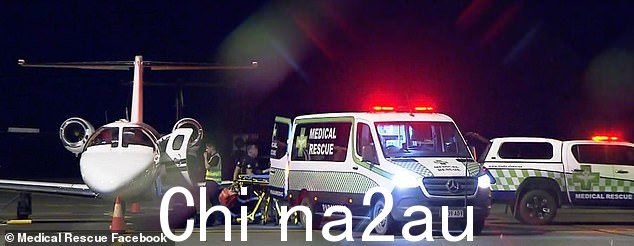 医疗救援(如图)将肖里先生从台湾飞回昆士兰州亚历山德拉公主医院。他的父亲后来说:“我相信他的医疗遣返实际上挽救了他的生命”
