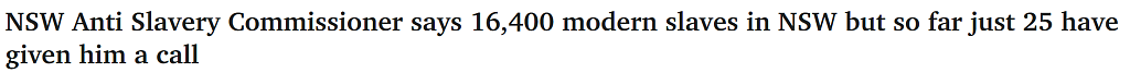 澳大利亚首位反奴隶制专员：新州有超过16,000名现代奴隶，其中包括性工作者和清洁工（图）- 1