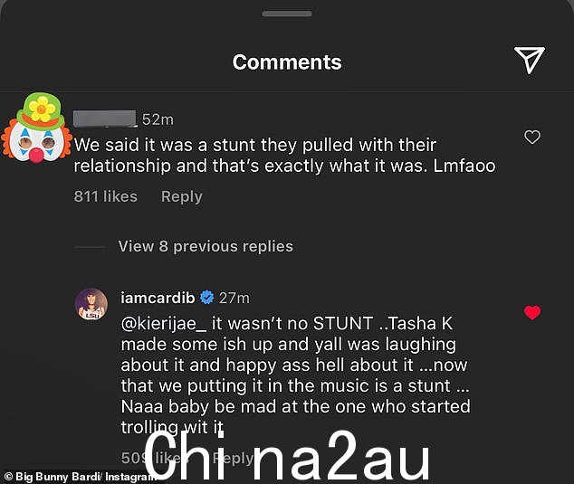 澄清事实:在回应 Instagram 评论称他的不忠指控只是为了制造轰动的“噱头”时,这位格莱美奖得主回答说:“这不是噱头”