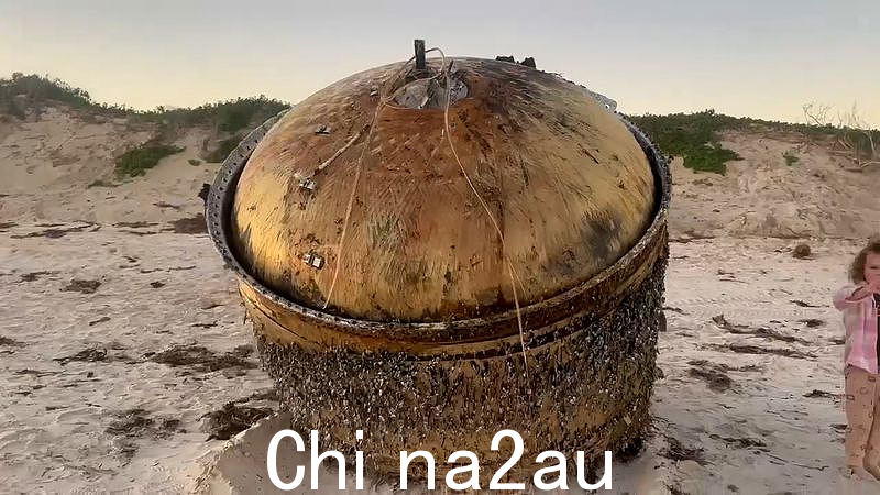 在澳大利亚海滩上发现了形状像橡子的神秘物体！当局：或者是印度太空垃圾（组图） - 2