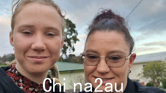 Shyanne-Lee Tatnell 和妈妈 Bobbi-Lee Ketchell。图片:Facebook