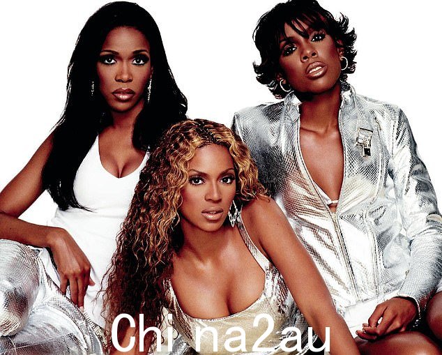 Destiny's Child 拥有非常成功的职业生涯,由三名成员米歇尔·威廉姆斯(左)、碧昂斯(中)和凯莉·罗兰(右)组成