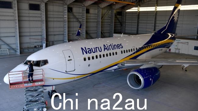 瑙鲁航空公司推出了新的汤斯维尔机场的波音 737 700 货机。图片:NCA/Evan Morgan