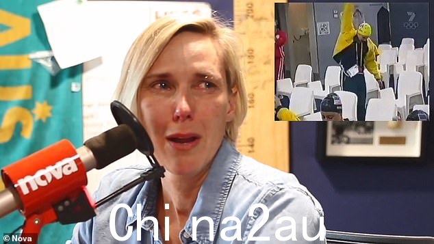 奥尼尔在悉尼奥运会上第一次目睹自己在 200 米蝶泳比赛中失利时泪流满面